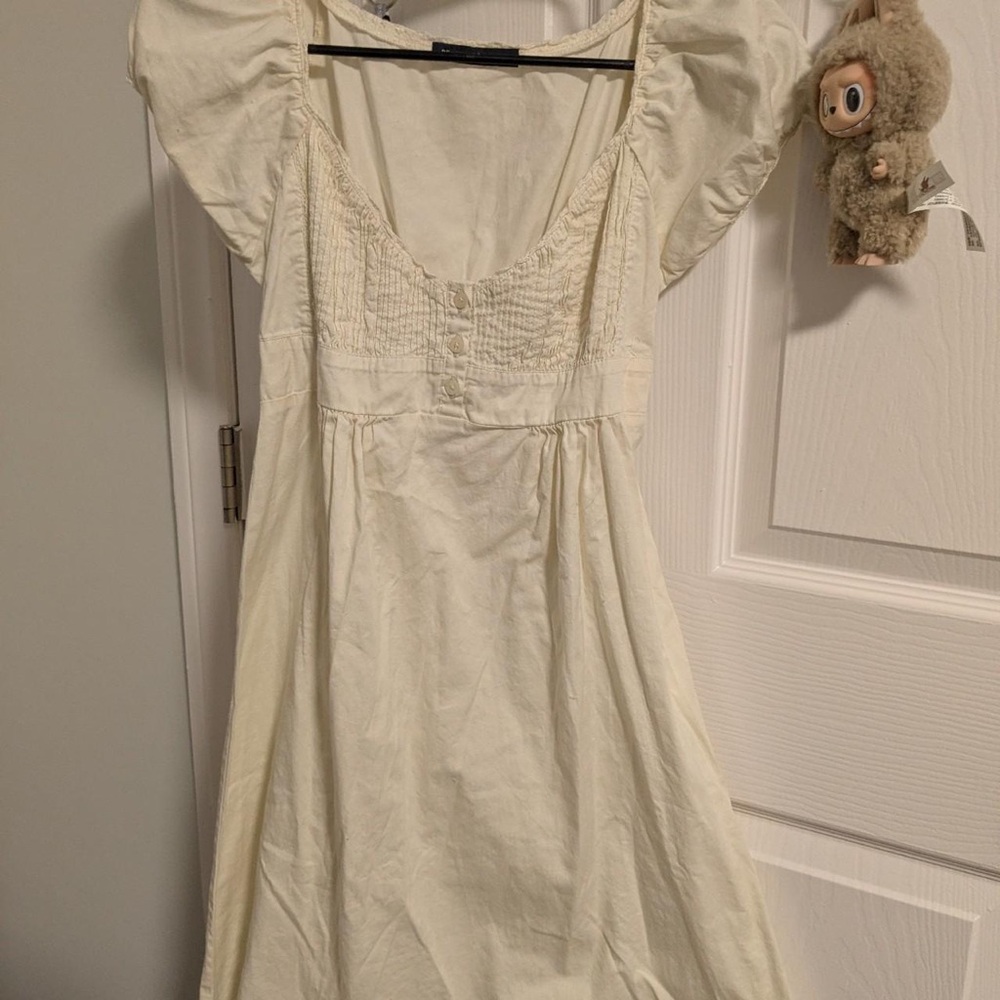 Brandy Melville Cream Midi Dress